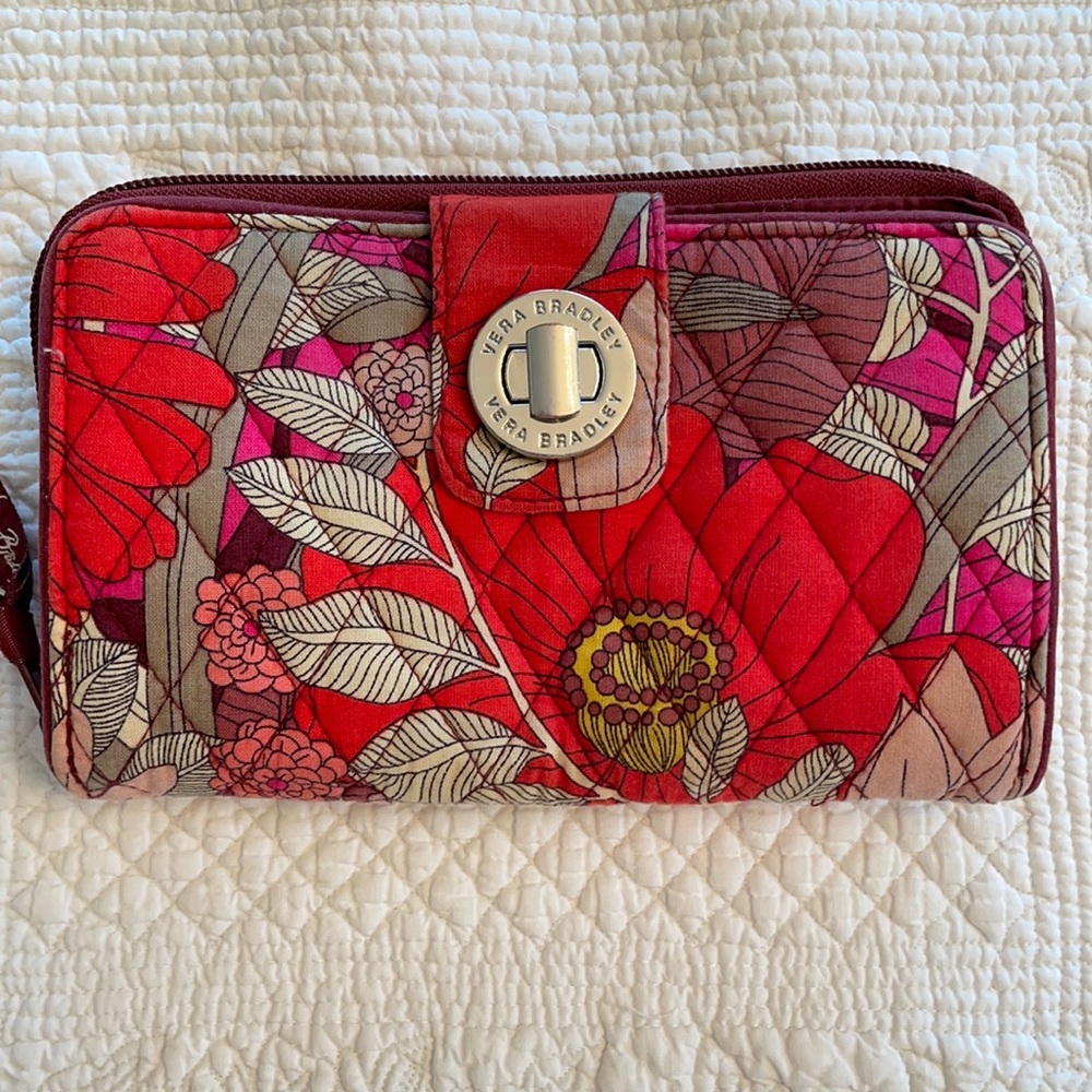 Vera Bradley Large Turn Lock Wallet